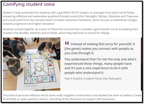 University Of Portsmouth And Seekers Create
